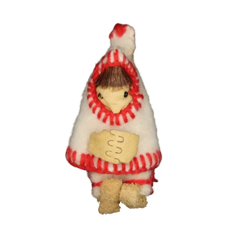 Inuit First Nations Miniature Doll Artisanat Handmade Artisan Vintage